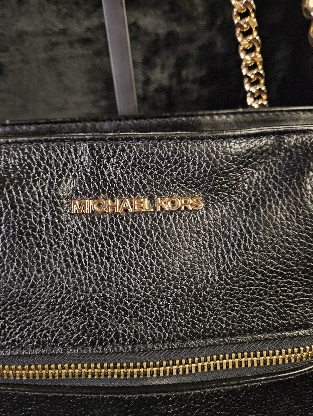 Michael Kors Jet Set Medium Front Pocket Chain Tote Bag - Picture 6 of 13